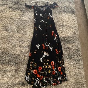 Off the shoulder floral dress
